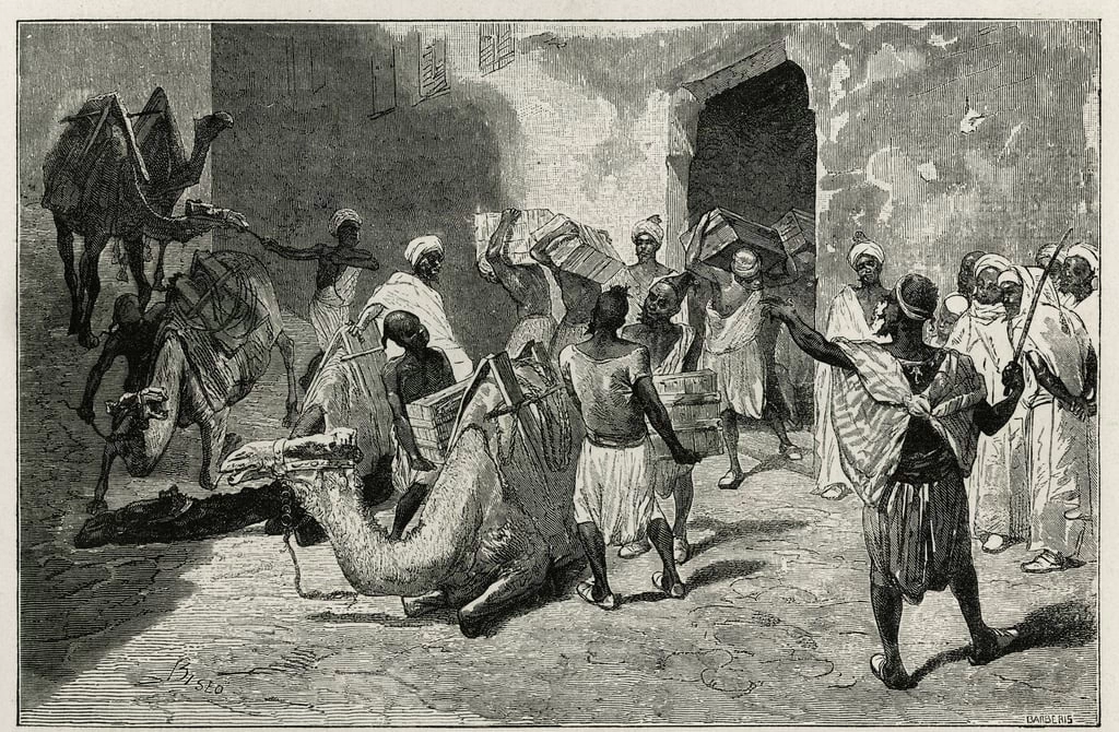 Illustrazione dal racconto Le Maroc di Edmondo de Amicis